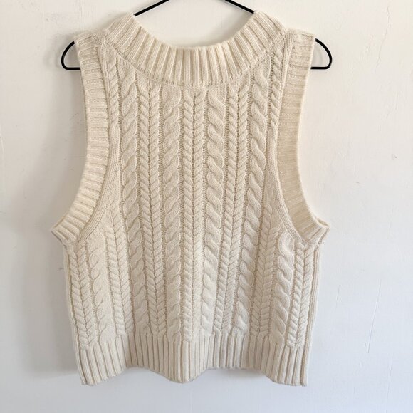 NWT Spell Ivory Rolling Hills Knit Vest S - Picture 8 of 8